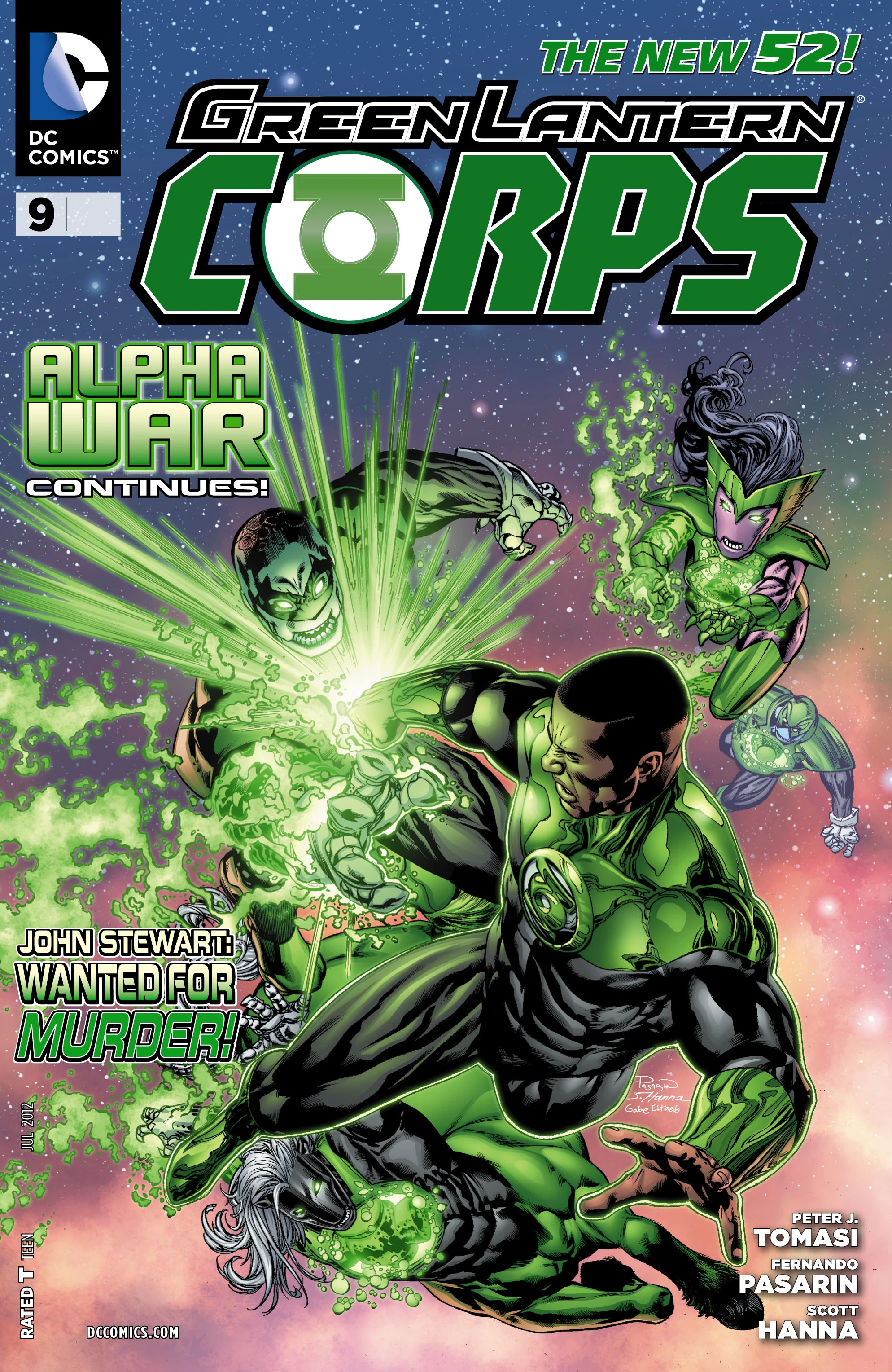 Green Lantern Corps #9 (DC, 2012 — Cover A) cover